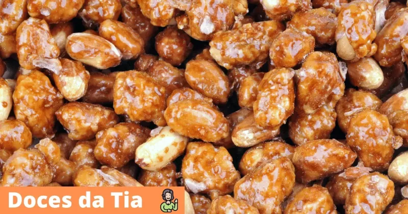 Receita de Amendoim Praliné Tradicional