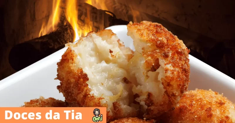 Receita de Bolinho de Arroz