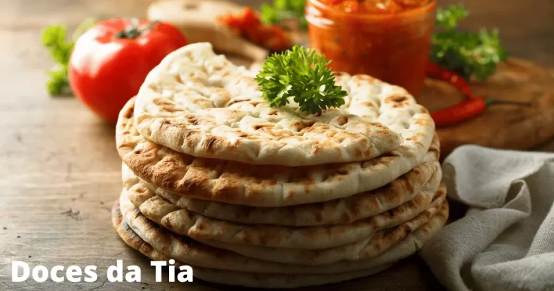Receita de Pão Sírio Turco