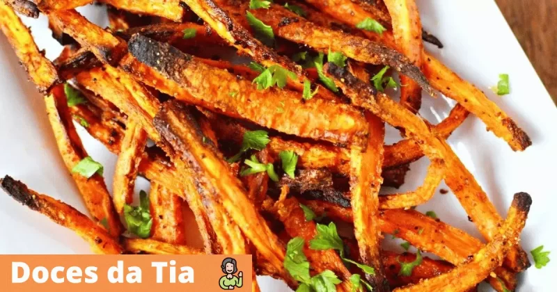 Receita de Batatas Fritas De Cenoura na Air Fryer